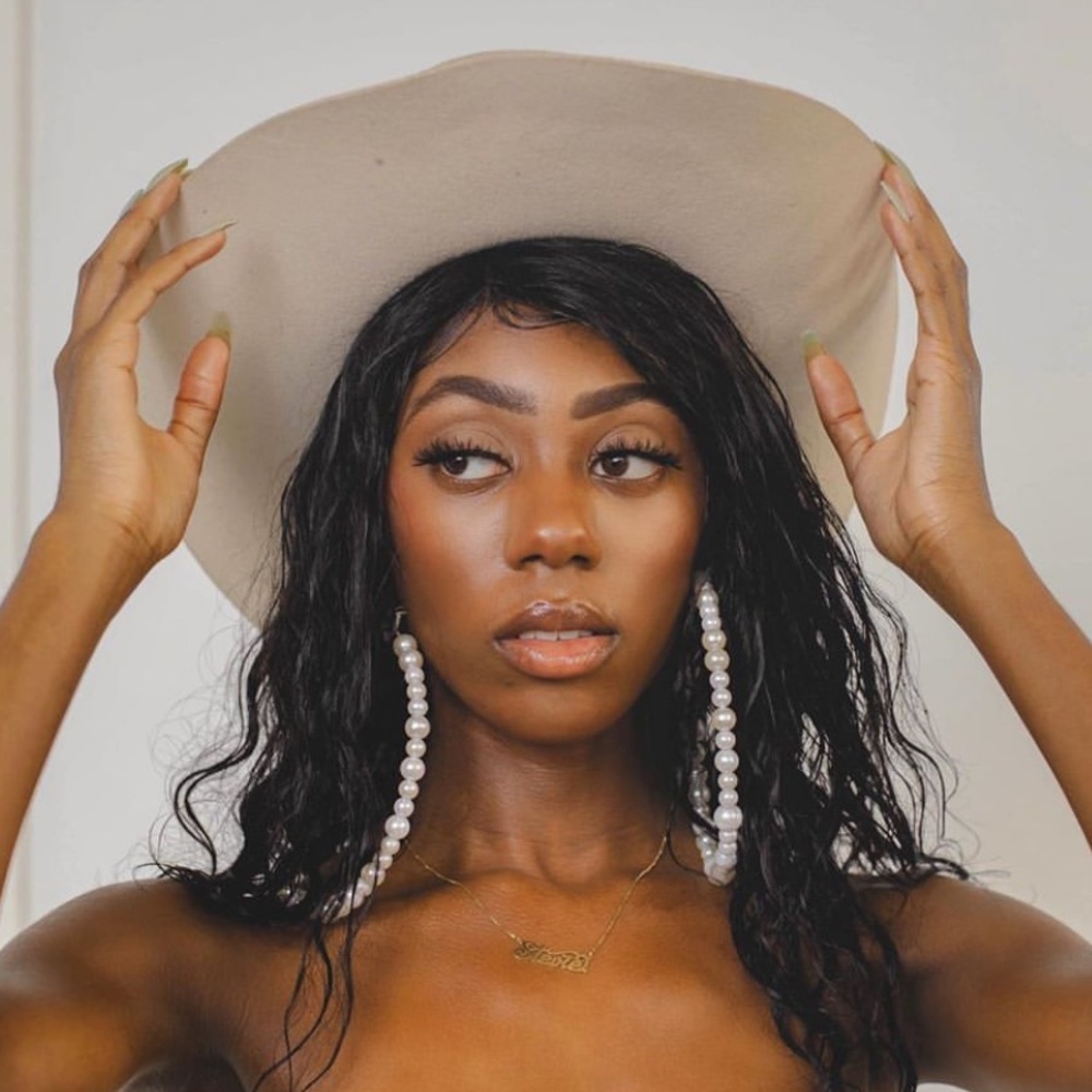 HANDMADE XL PEARL HOOPS